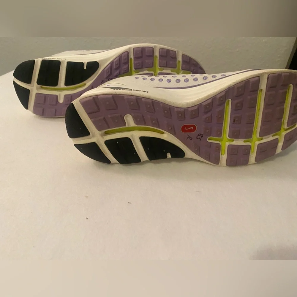 Nike  Lunarswift Breathable White Purple  Running  athletic Shoes Size 9 Women's